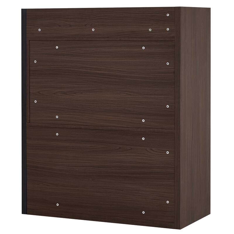 Extendable Rotating Shoe Cabinet with Flip Drawer, Entryway Corner Shoe Rack, Two-Tone Wood Storage Shoe Organizer for Hallway
