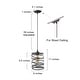 preview thumbnail 33 of 38, LALUZ Modern Farmhouse 1-Light Pendant Light for the Kitchen Island Dining Room