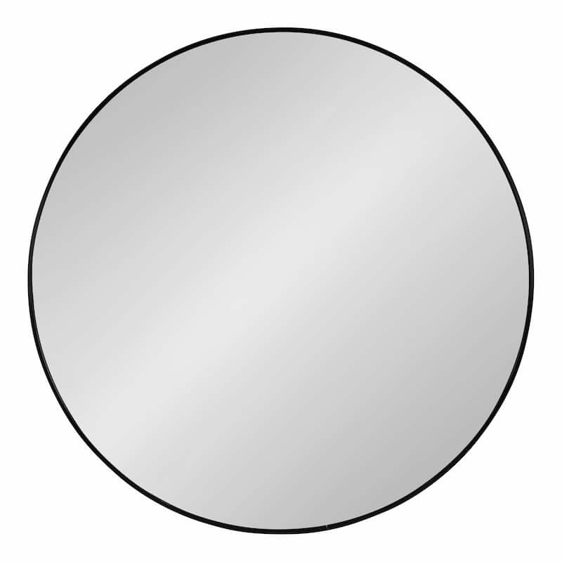 Kate and Laurel Zayda Metal Round Mirror