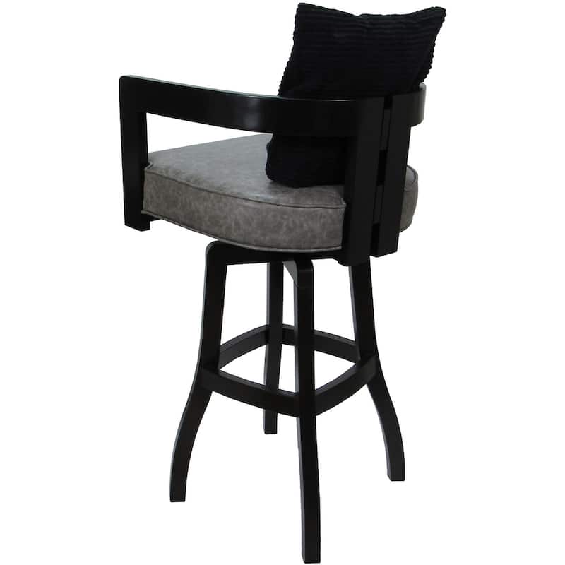 Swivel Wood Counter Bar or Extra Tall Stool - Kadir on S-Base - N/A