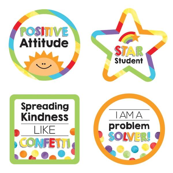 Confetti Motivational Stickers