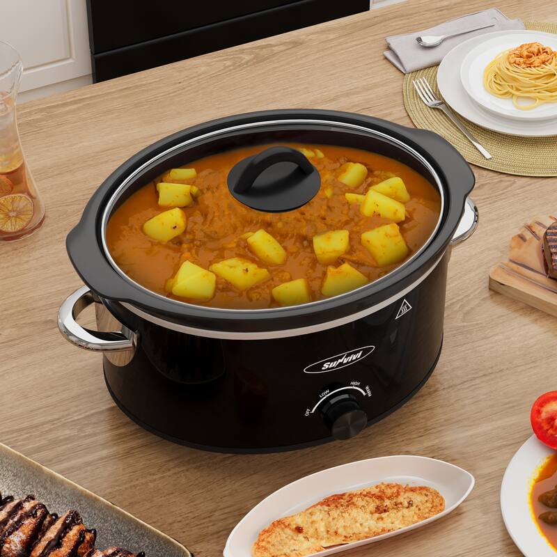 4qt Slow Cooker with 3 Heating Settings