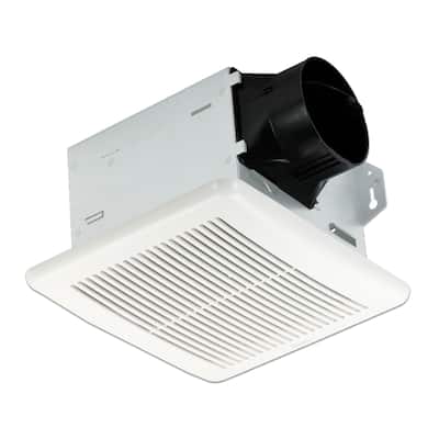 Delta Breez Integrity Exhaust Bathroom Fan 80 CFM with Humidity Sensor, White - 5.06