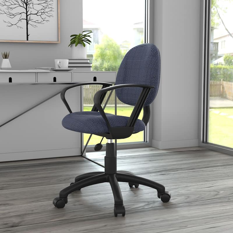 Boss Blue Mid-back Ergonomic Task Chair