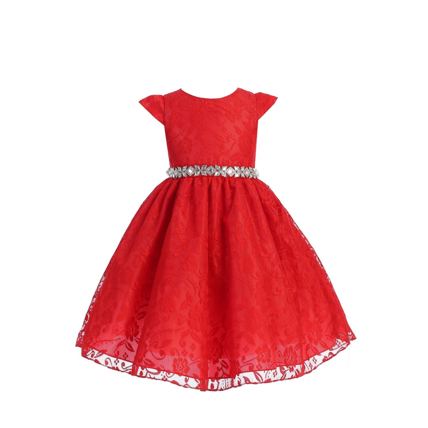 red lace christmas dress