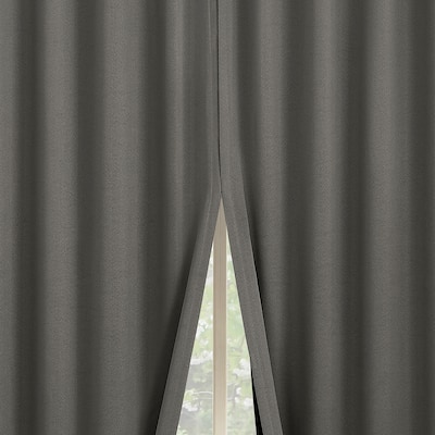 Sun Zero Aria 2-pack Magnetic Closure Theater Grade Total Blackout Back Tab 2-Piece Curtain Panel Pair