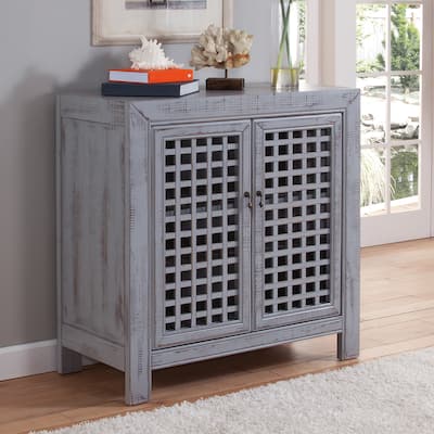 Steve Silver Raissa Distressed Finish Two-door Accent Cabinet