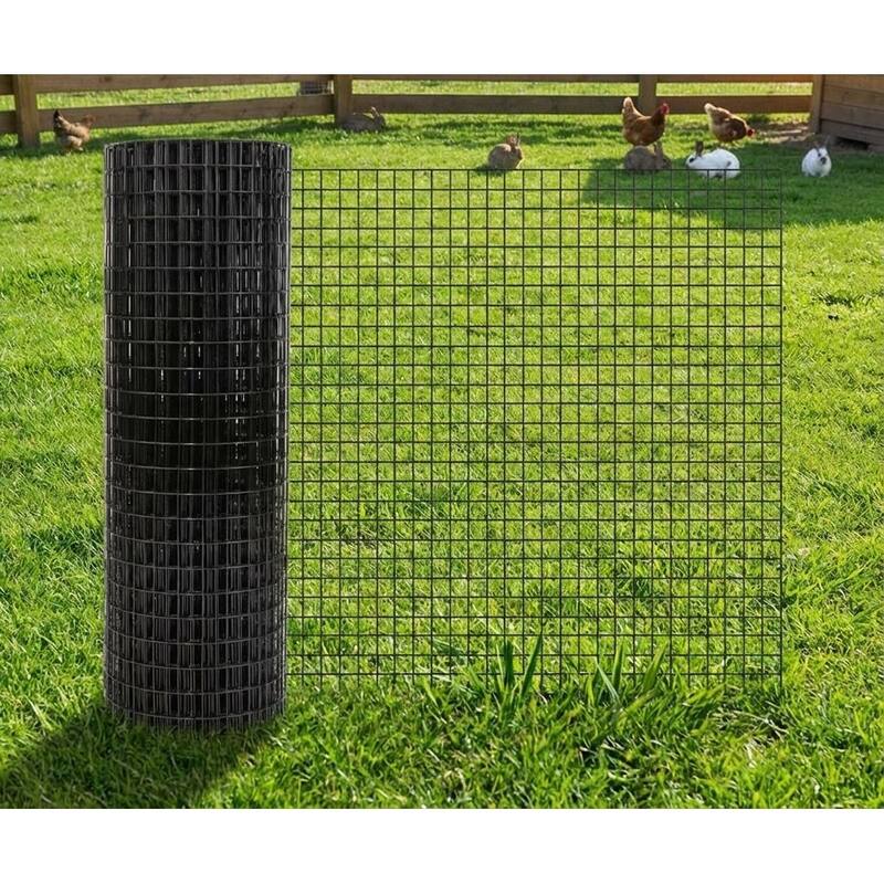 Galvanized Wire Fencing, for Bird Gopher Rabbit Snake - Black - 36*1200 in