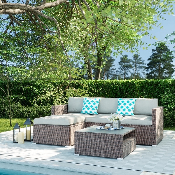 Sorrento corner best sale sofa set outdoor