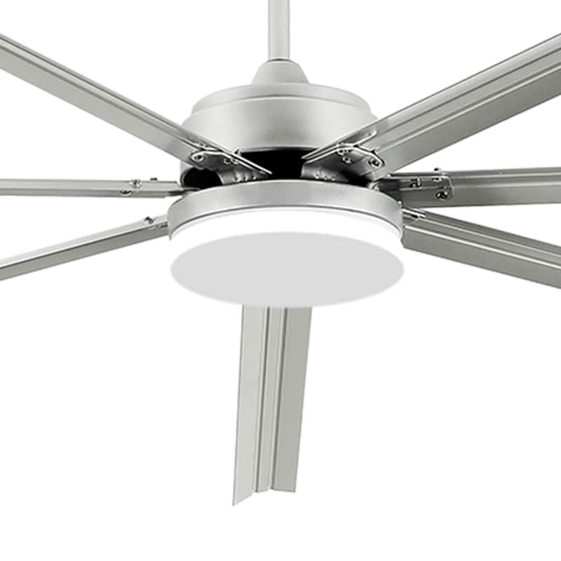 Moasis 96 Inch 7 Blade Industrial Large Ceiling Fan with Lights