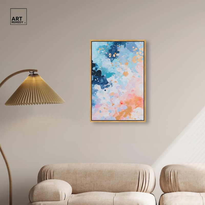 Vibrant Vortex Canvas by Art Remedy
