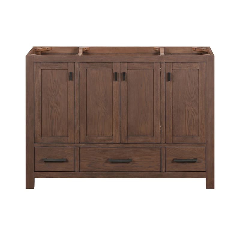 Avanity Modero 48 in. Single Bathroom Vanity Cabinet - 48"W x 21"D x 34"H - Mocha Oak