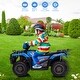 preview thumbnail 9 of 23, 12V Kids Ride on ATV, Battery-Operated Car, Dual Speed Adjustment 1.5-2.2mph for Toddlers