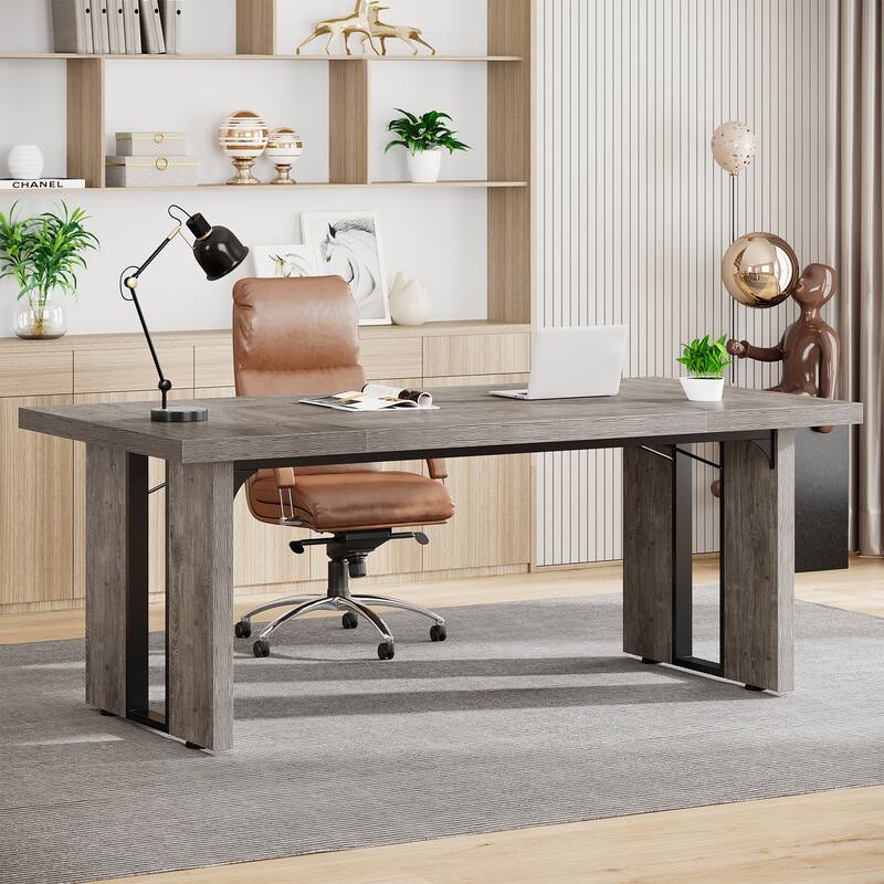 70.9 Inches Large Executive Desk for Home Office