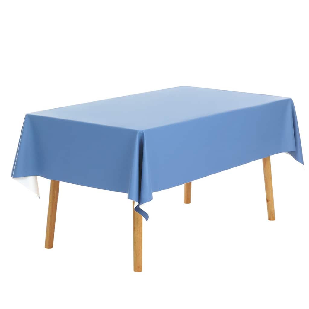 1 Pack Rectangle Tablecloth, Washable Water Resistance TPU Table Cover