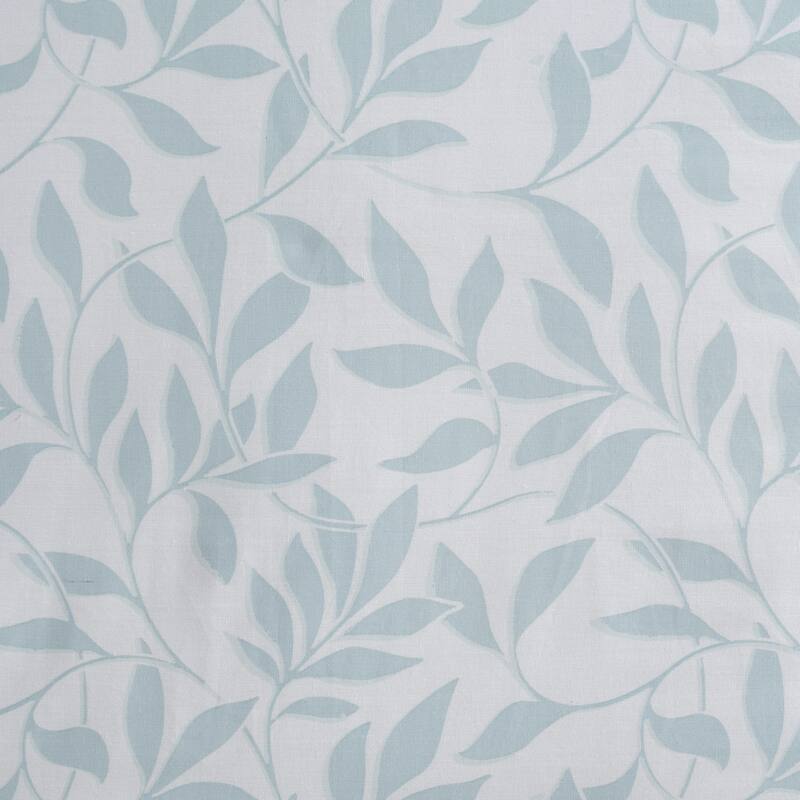 Martha Stewart Copper Vines Cotton Reversible Blue Duvet Cover Set