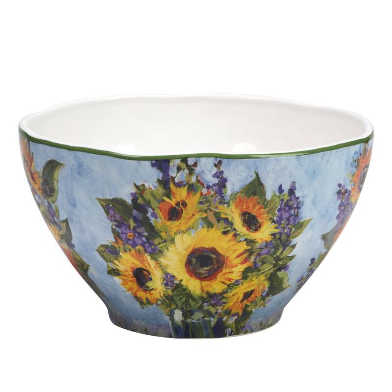 Certified International Sunflower Bouquet Deep Serving Bowl, 82 oz. - 82 Oz.