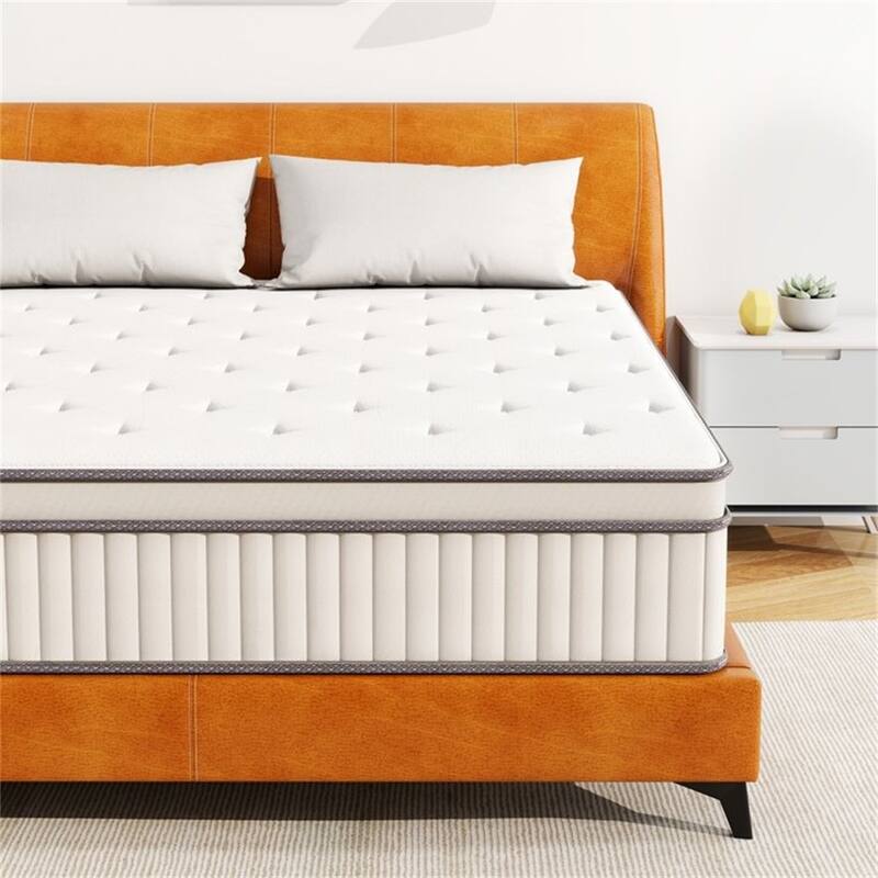 12 Inch Twin Size Hybrid Full Mattress,Memory Foam Hybrid Mattress , Medium Feel Mattress for Pressure Relief