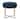 SAFAVIEH Angelea Navy/ Brass Round Glam Ottoman