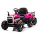 preview thumbnail 44 of 118, Luxury Electric Ride-On Tractor Toy for Children with Remote Control, Trailer, and LED Lights - 3-6 Years