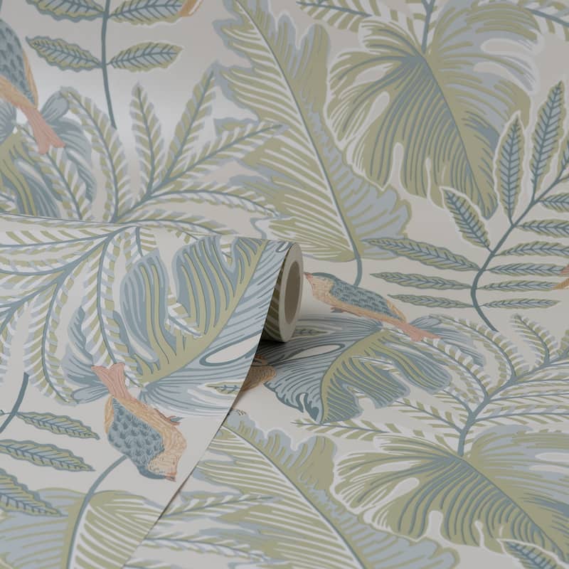 Fine Decor Cleo Pastel Tropical Wallpaper