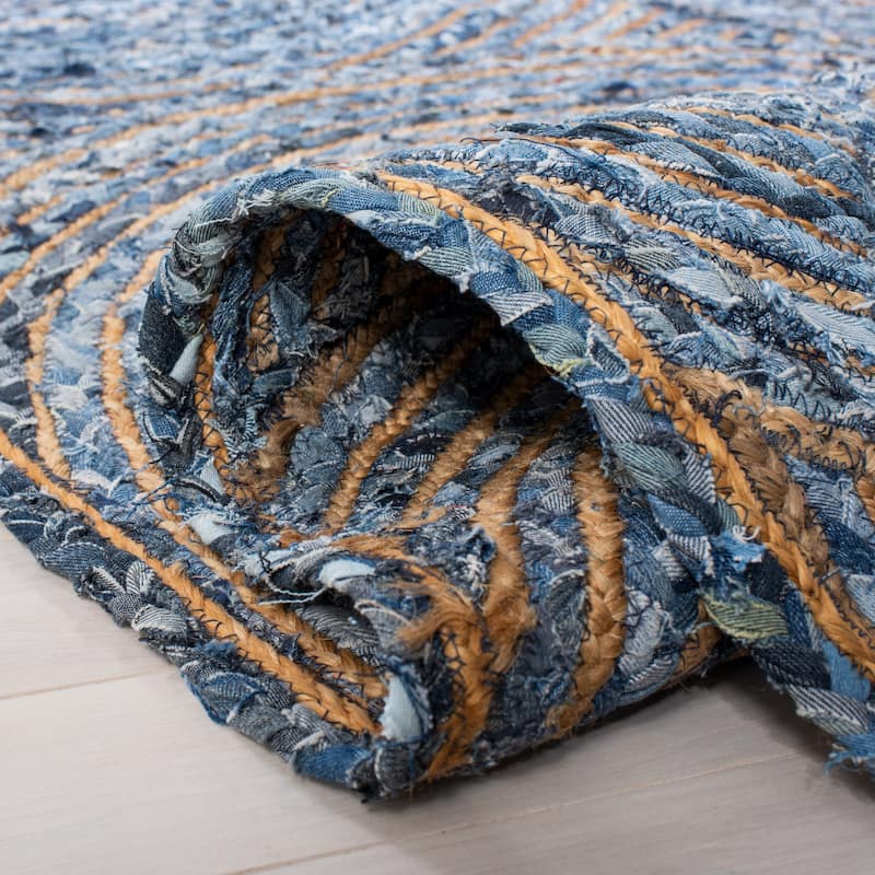 SAFAVIEH Handmade Cape Cod Eulogia Coastal Jute Rug