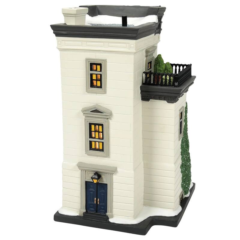 Department 56 Christmas In City 87 West 56th Street Lighted Building - 6013404