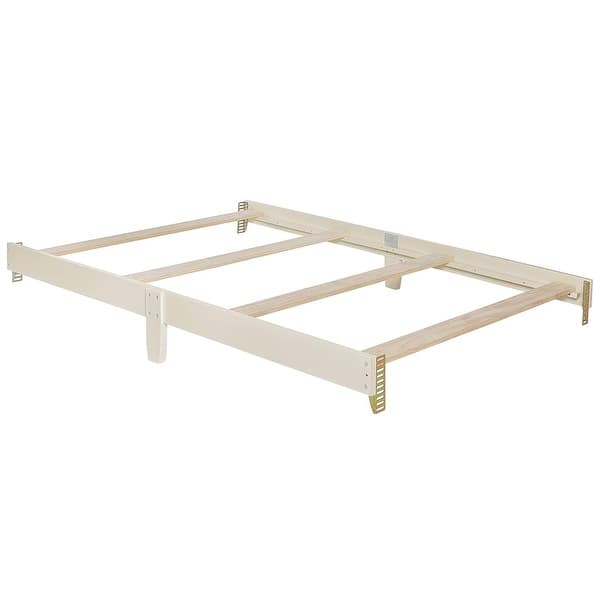 slide 2 of 4, Dream On Me Universal Bed Rail - French White Wood - French White