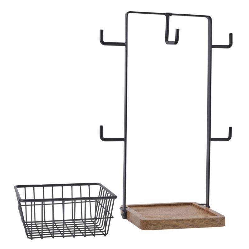 Mikasa Gourmet Basics Stella Mug Tree with Basket