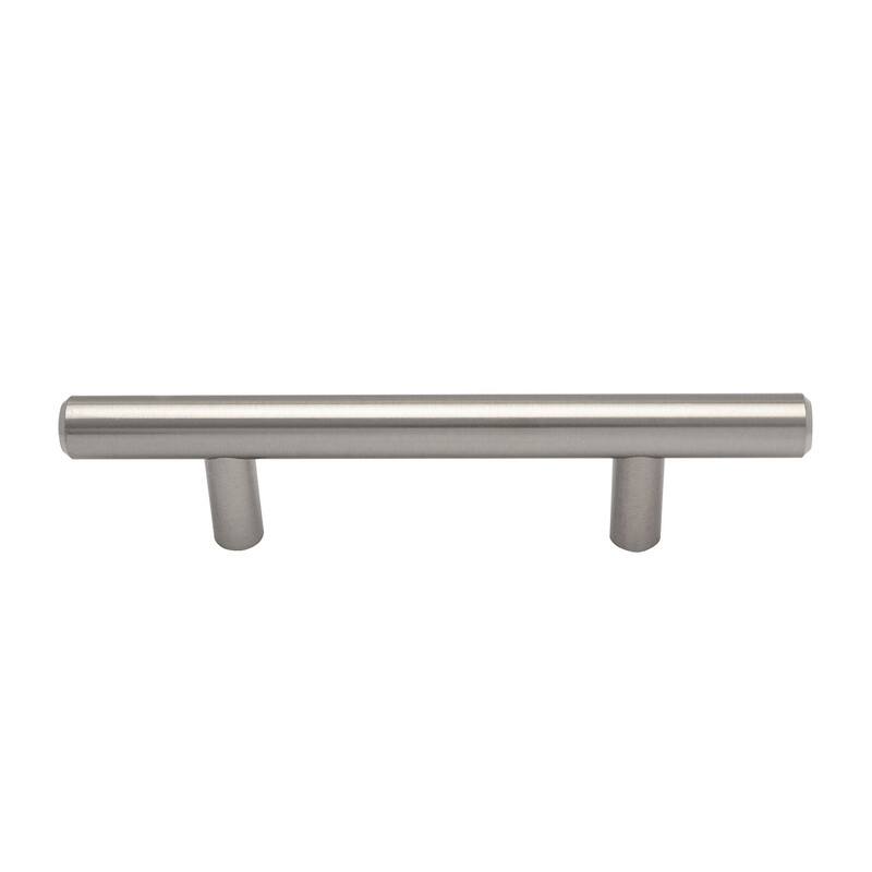 Utopia Alley Carli Cabinet Pull Handle, Brushed nickel/Matt Black 3", 5" and 12.5" Center to Center