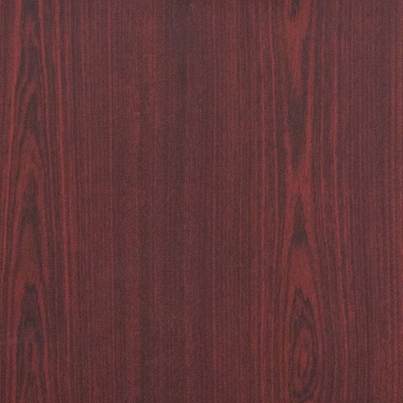 30" x 72" Rectangular High Pressure Mahogany Laminate Folding Banquet Table