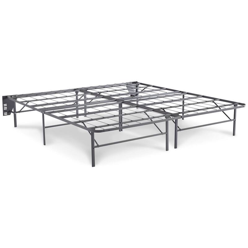 Signature Design by Ashley 10 Inch Chime Memory Foam Black/White 2-Piece King Mattress Package