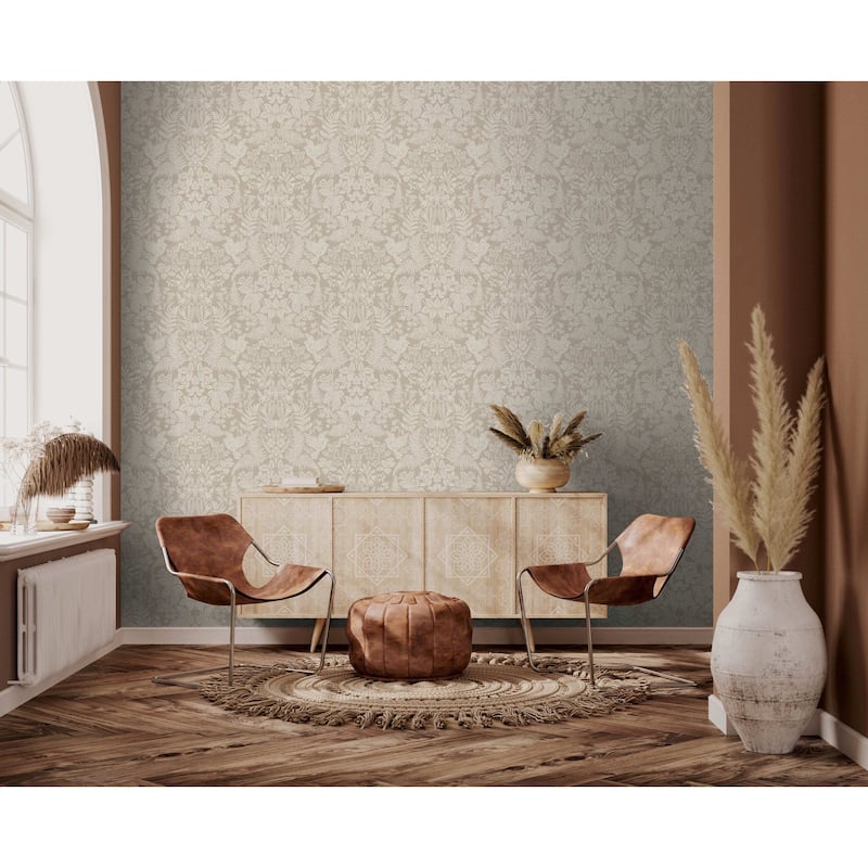 Loxley Leaf Botanical Textured Non-Pasted Wallpaper – 396in x 20.8in