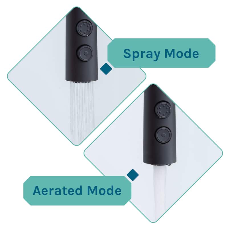 TEHILA Utility Sink Laundry Tub with Black High Arc Coil Faucet