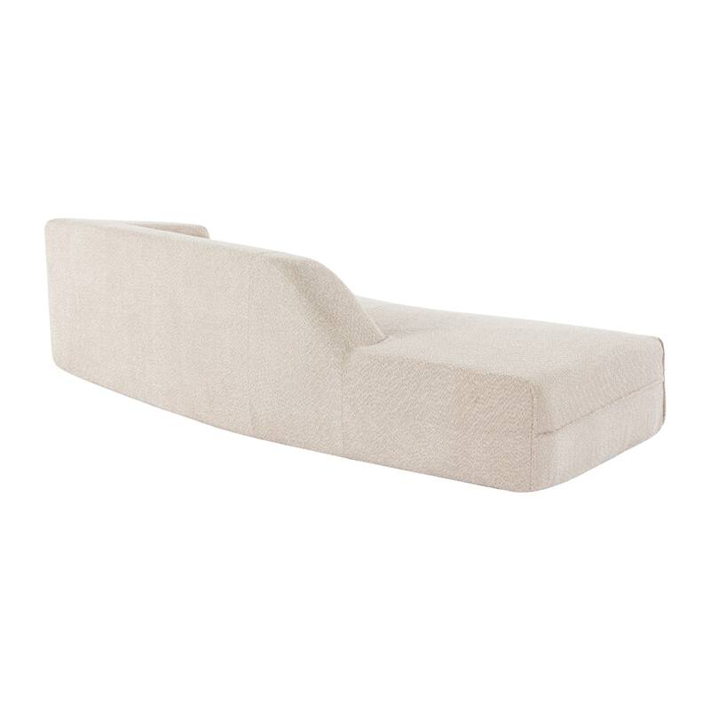 109.4" Modern Boucle Fabric Curved Sofa