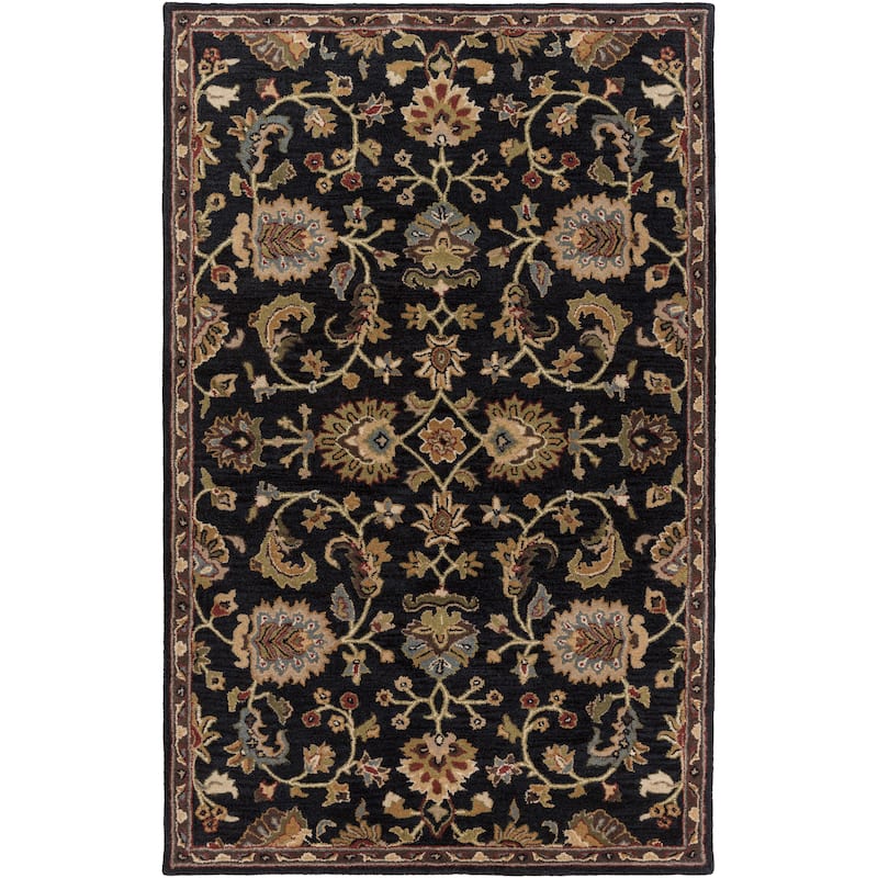 Hand-Tufted Yate Floral Wool Rug - 7'6" x 9'6"
