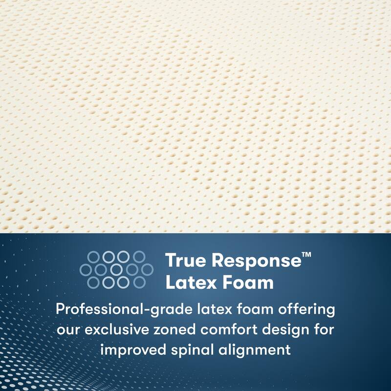 Serta Perfect Sleeper Pro Hampton 12.5" Latex Hybrid Extra Firm Mattress Set