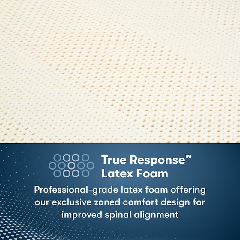 Serta Perfect Sleeper Pro New Paris 15" Latex Hybrid Medium Mattress Set