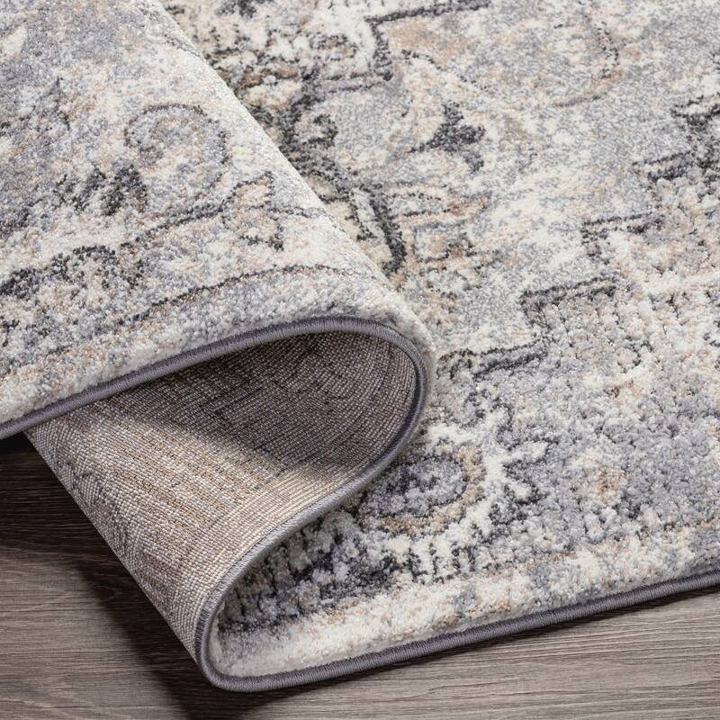 Livabliss Faris Traditional Medallion Area Rug