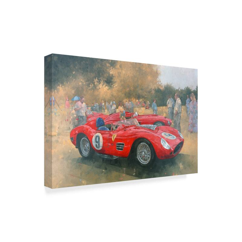 Peter Miller 'Ferrari, day out at Meadow Brook' Canvas Art
