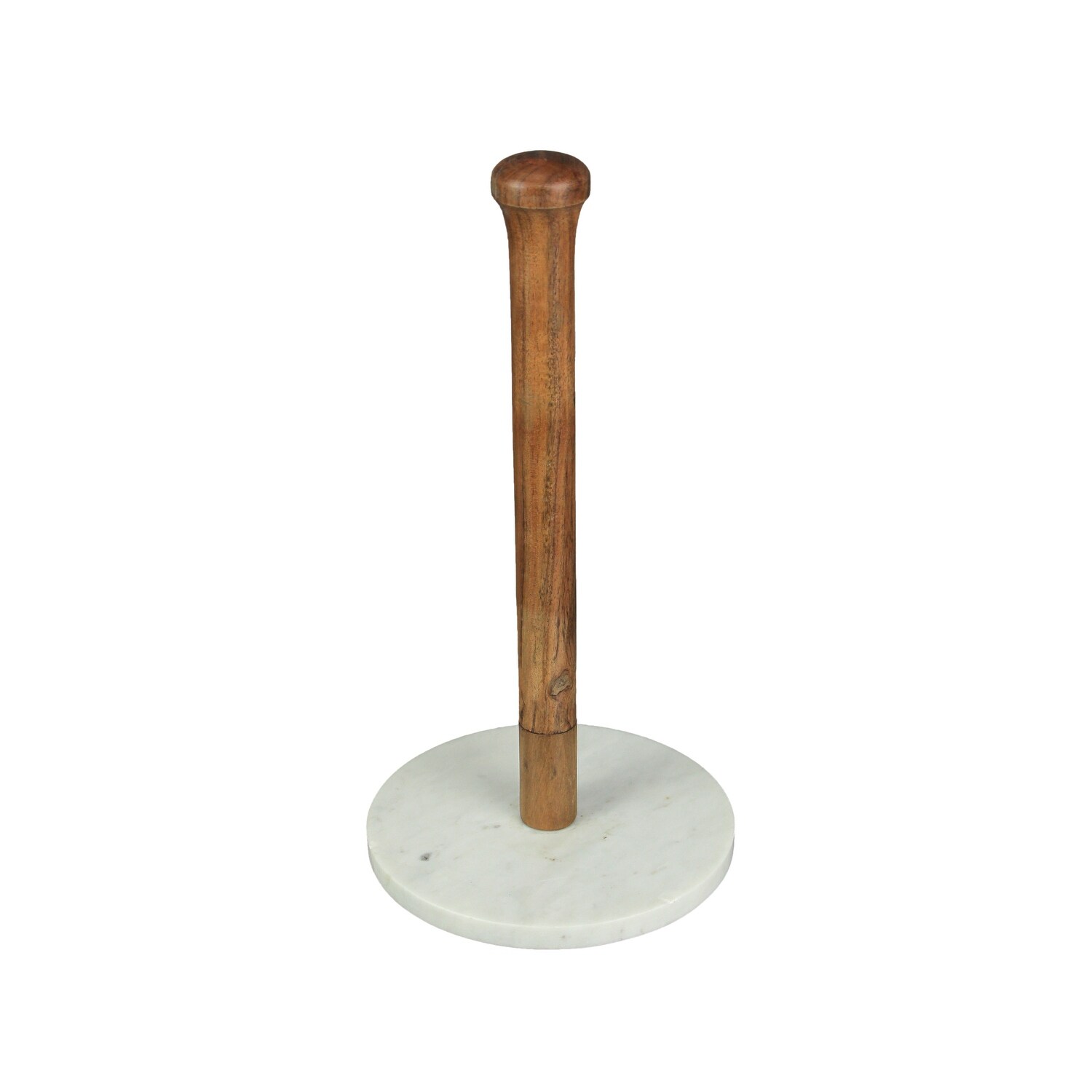 Marble Wood Standing Paper Towel Holder Countertop Kitchen Decor