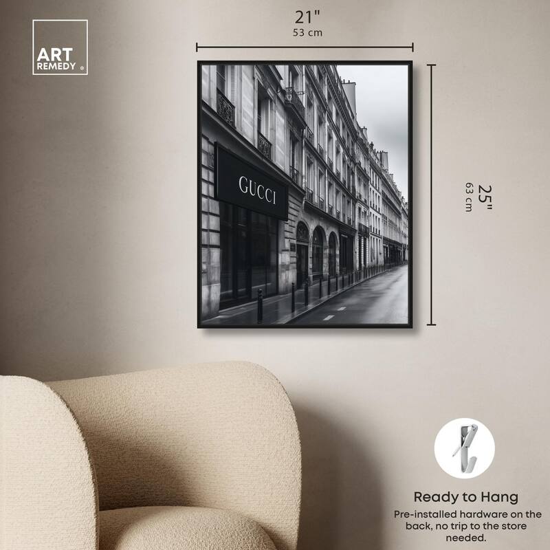 Paris Love Canvas by Art Remedy