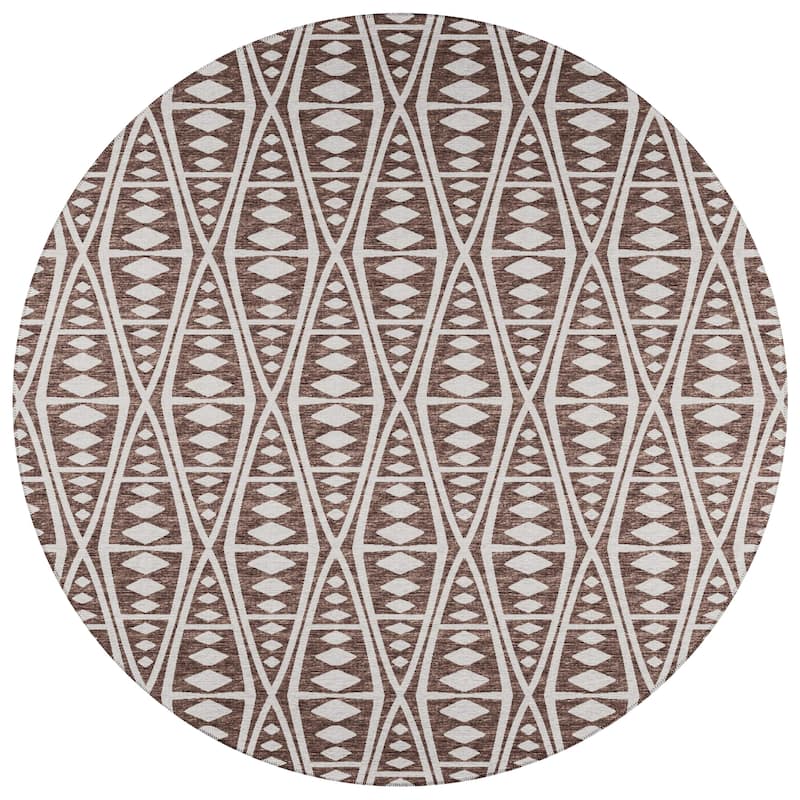 Indoor/ Outdoor Addison Yuma Southwest Tribal WashableArea Rug