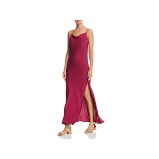 silk maxi slip dress