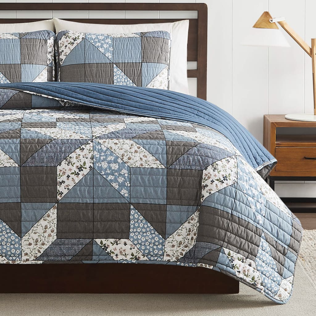 Lucky Brand Jianna Patchwork Reversible Quilt Sets