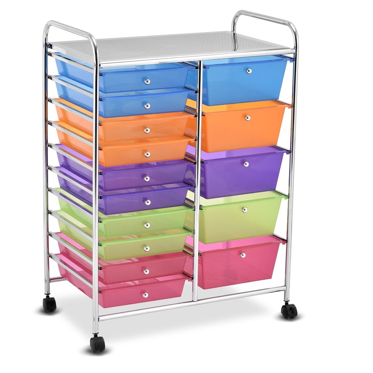 15-drawer Utility Organizer Rolling Cart with Wheels - On Sale - Bed Bath &  Beyond - 30355213