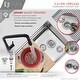 preview thumbnail 12 of 30, STYLISH 45 inch Stainless Steel 16G Workstation Undermount Kitchen Sink - Brushed Stainless Steel - 45" x 19" x 10"