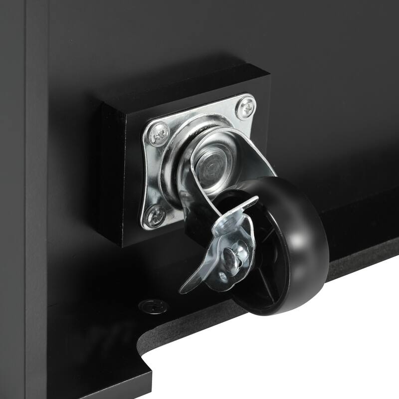 55.75'' Kitchen Island with 2 Drop Leaf, Rolling Wheels, Power Outlet, Spice & Towel Rack and 3 Drawers