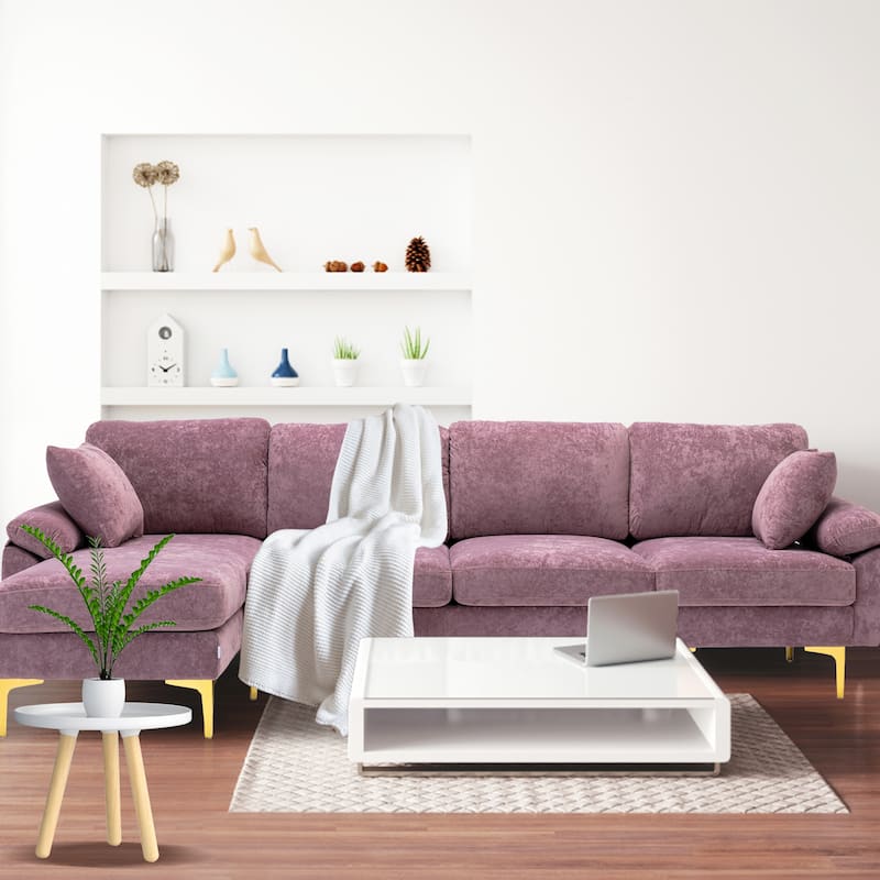 Kata 115" Sectional Sofa with Ottman