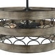 preview thumbnail 8 of 6, Farmhouse Metal 3-Light Hood Drum Chandelier for Dining Room
